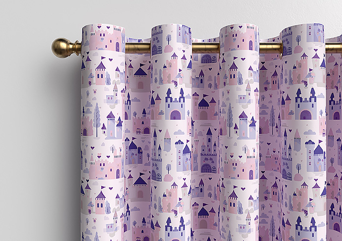Magic Castle, Fairy Purple - Made to Measure Curtains - Image 12